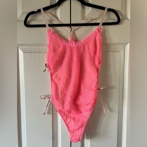 We are Hah High leg Bodysuit